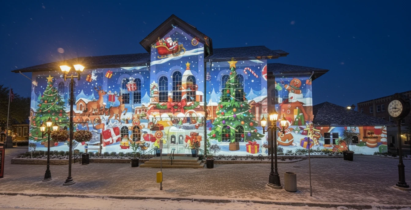 Holiday Projection Map Building (10)