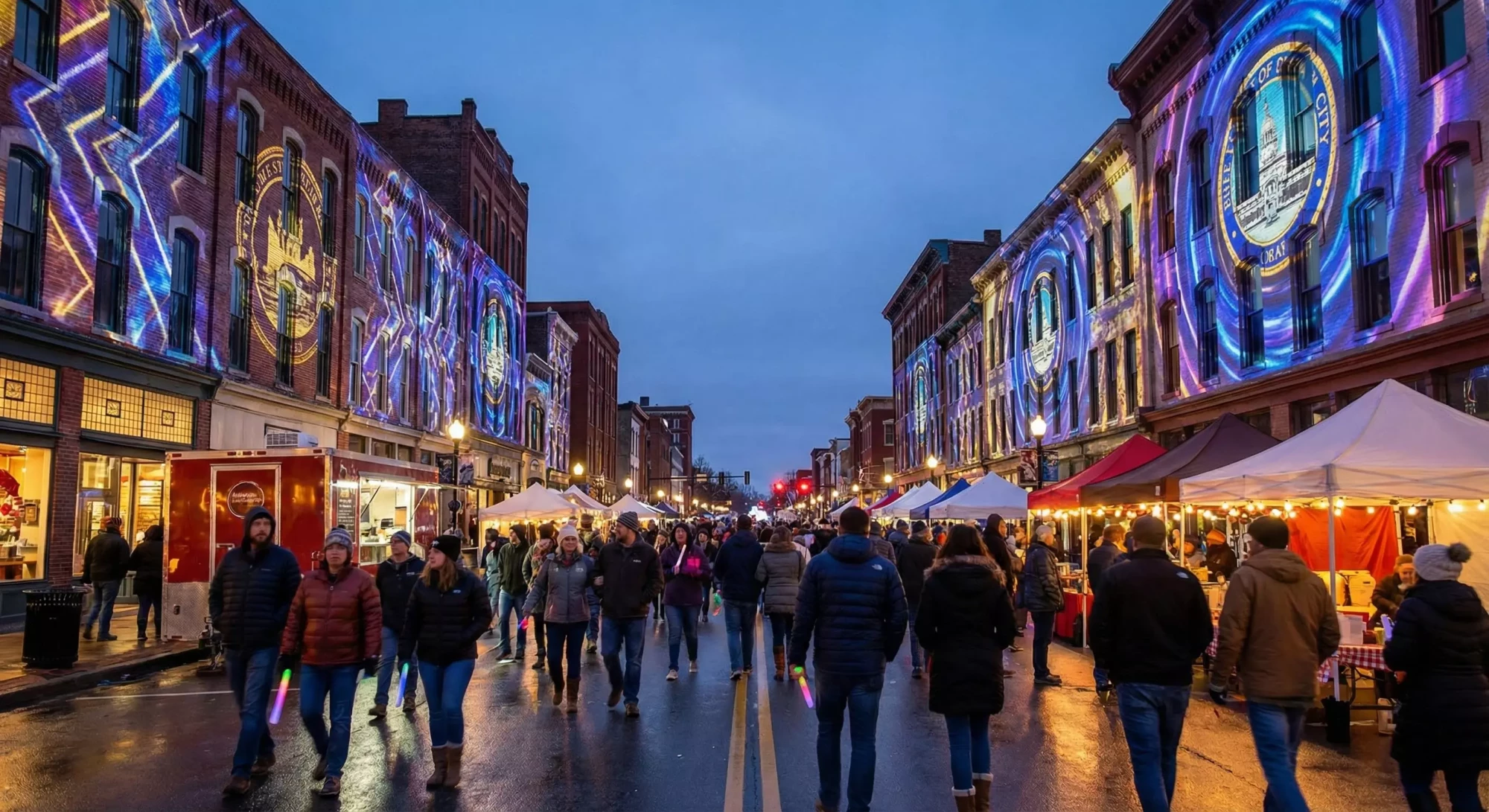 Projection Mapping Downtown (1)