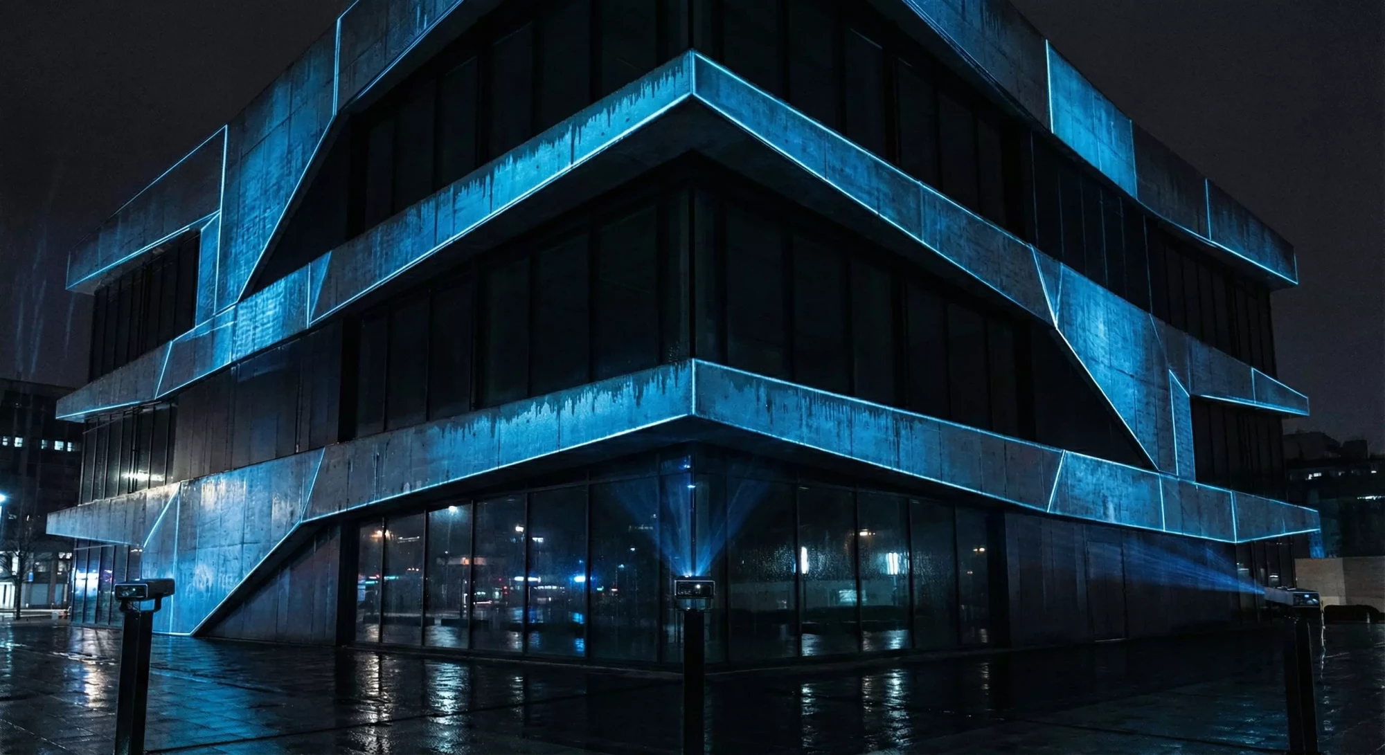 Projection Mapping Modern Building (2)