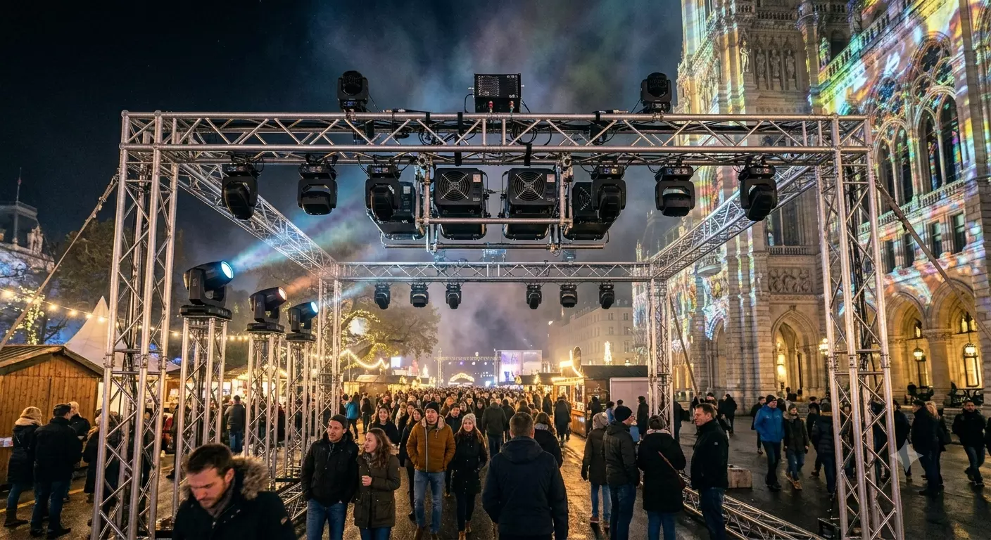Event Truss Structures for Projection Mapping and Outdoor Events